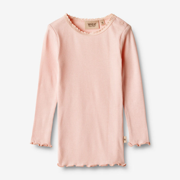 Wheat Main Rib T-Shirt L/S Reese Jersey Tops and T-Shirts 2281 rose ballet