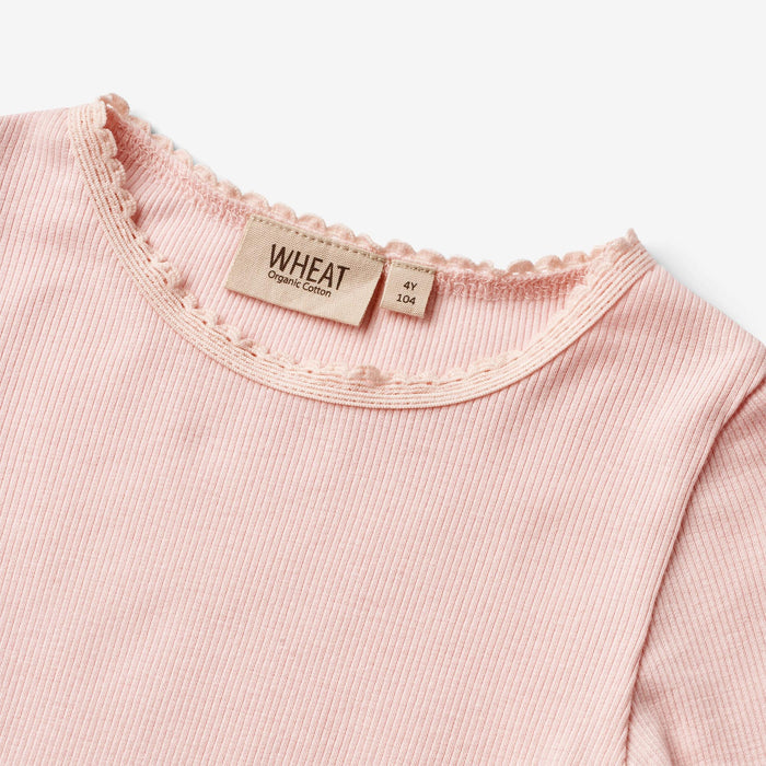 Wheat Main Rib T-Shirt L/S Reese Jersey Tops and T-Shirts 2281 rose ballet