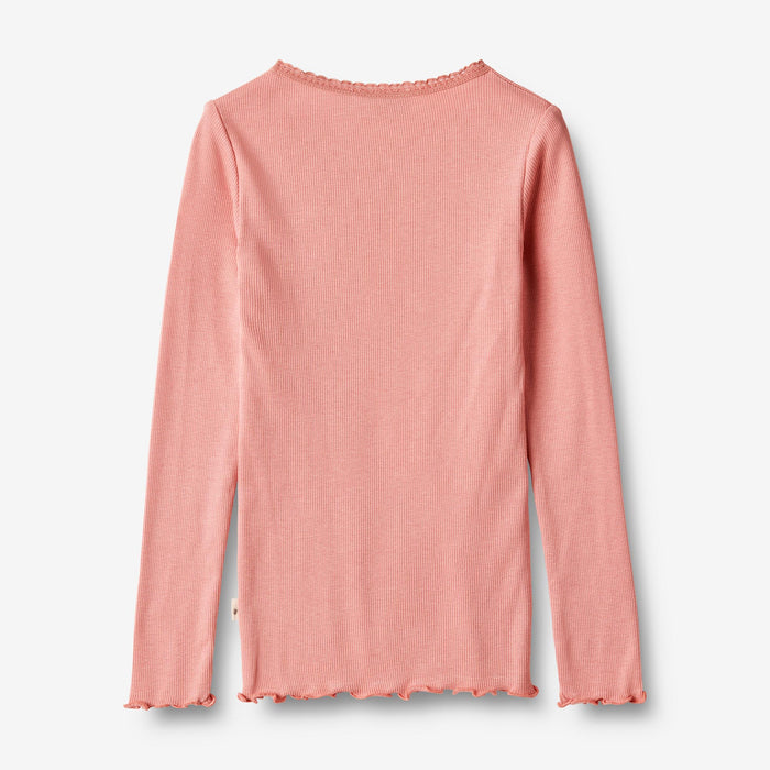 Wheat Main Rib T-Shirt L/S Reese Jersey Tops and T-Shirts 2509 rosette