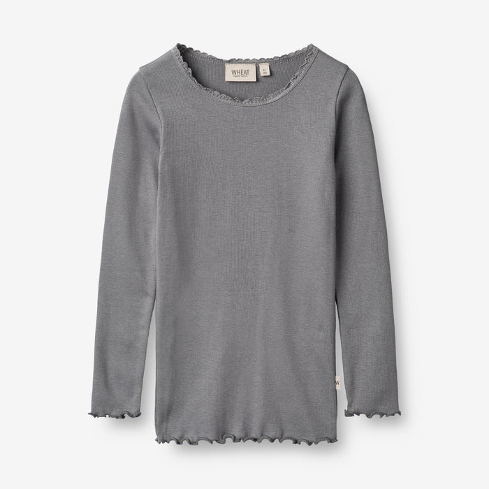 Wheat Main Rib T-Shirt Reese Jersey Tops and T-Shirts 1525 autumn sky