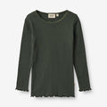 Wheat Main Rib T-Shirt Reese Jersey Tops and T-Shirts 0025 black coal