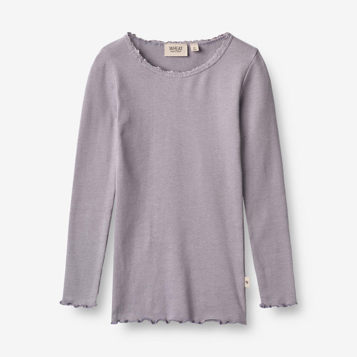 Wheat Main Rib T-Shirt Reese Jersey Tops and T-Shirts 1346 lavender