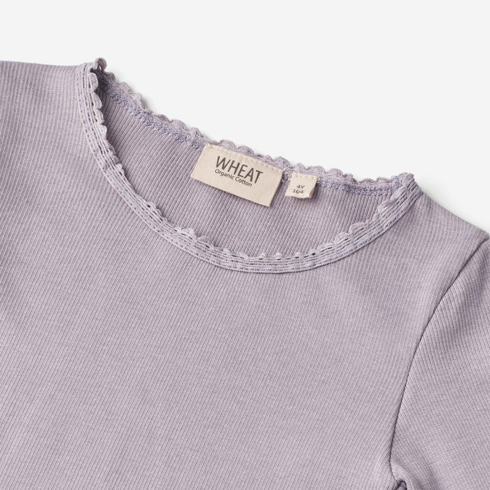 Wheat Main Rib T-Shirt Reese Jersey Tops and T-Shirts 1346 lavender