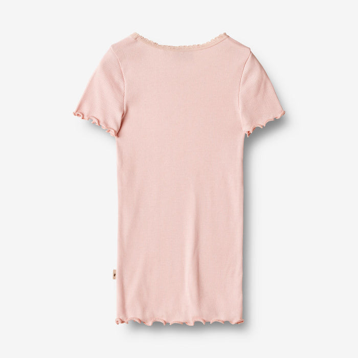 Wheat Main Rib T-Shirt S/S Katie Jersey Tops and T-Shirts 2281 rose ballet