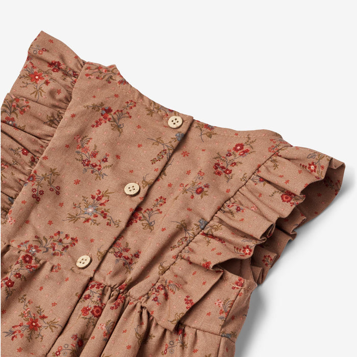 Wheat Main Romper Milia | Baby Dress 2122 berry dust flowers