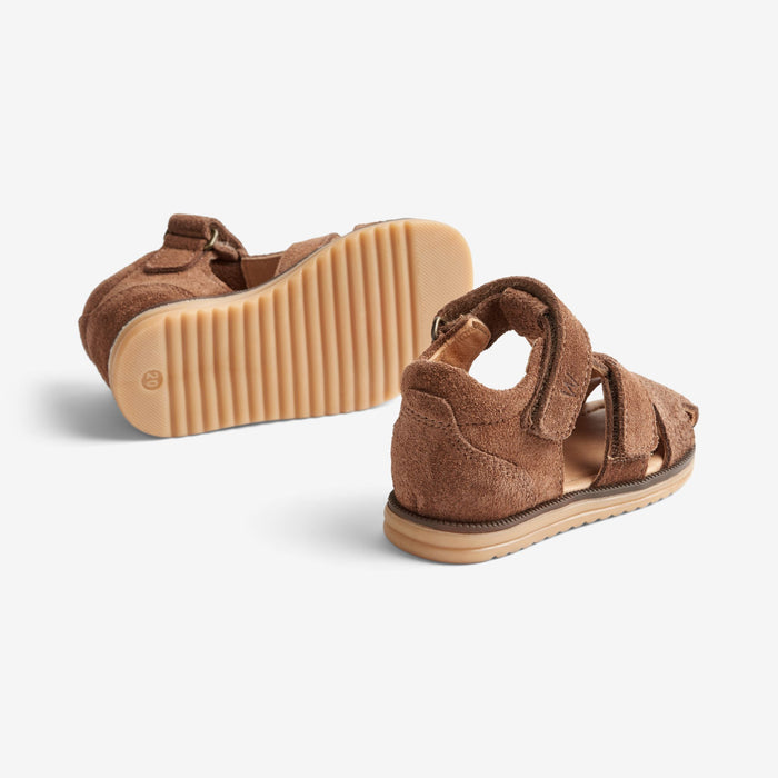 Wheat Footwear Sage Sandal | Baby Prewalker Sandals 9002 cognac