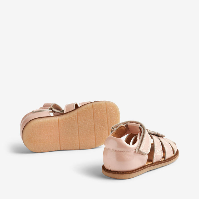 Wheat Footwear Sandal Closed Toe Hana Patent Sandal 2281 rose ballet