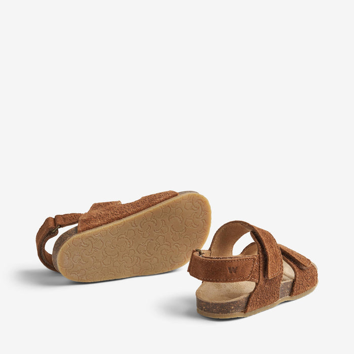 Wheat Footwear Sandal Cork Open Toe Cameron Sandal 9002 cognac