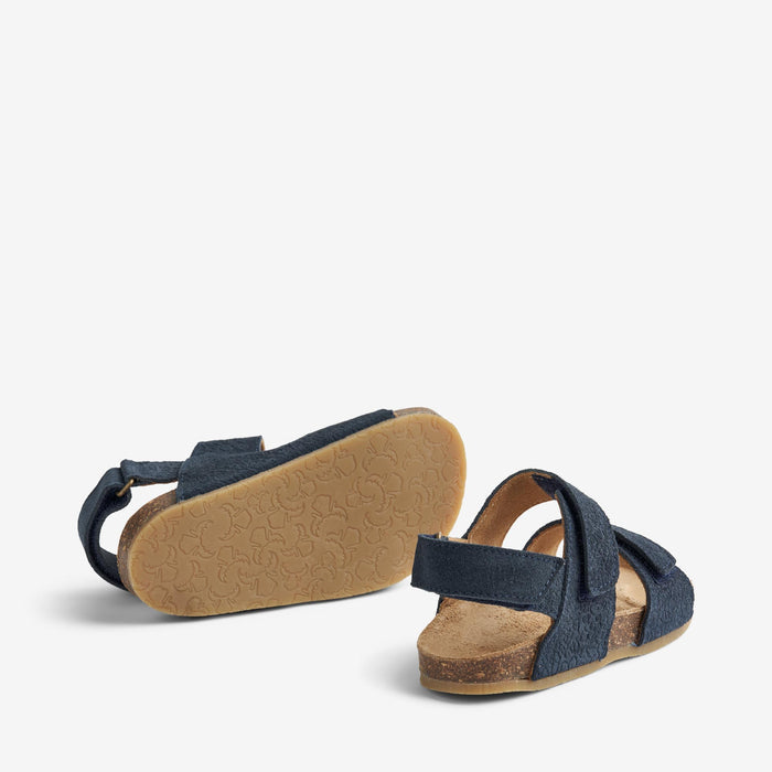 Wheat Footwear Sandal Cork Open Toe Cameron Sandal 1432 navy