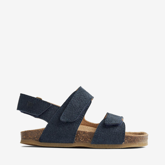 Wheat Footwear Sandal Cork Open Toe Cameron Sandal 1432 navy