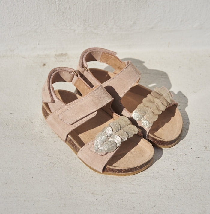 Wheat Footwear Sandal Cork Open Toe Clara Sandal 9009 beige rose