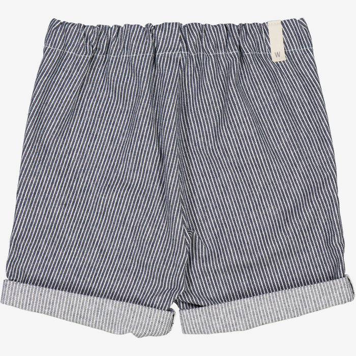 Wheat Main  Shorts Luca | Baby Shorts 1197 navy denim stripe