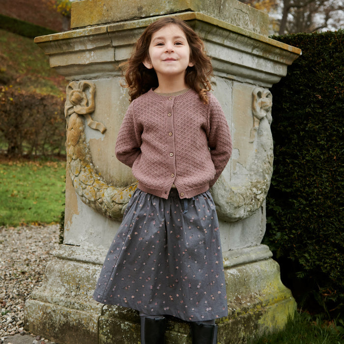 Wheat Main Skirt Nora Skirt 1530 autumn sky flowers