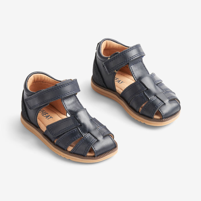 Wheat Footwear Sky Sandal | Baby Prewalker Sandals 1432 navy