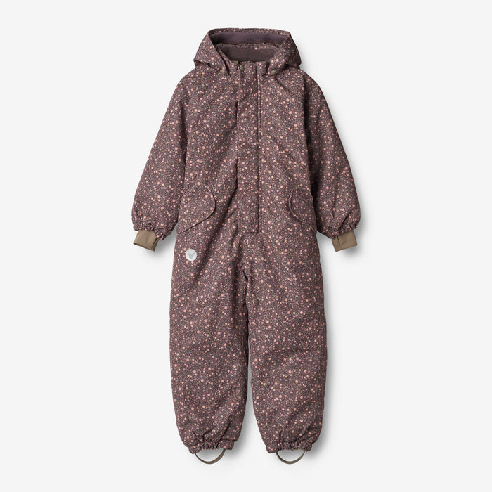 Wheat Outerwear Snowsuit Miko Tech Snowsuit 3121 eggplant buttercups