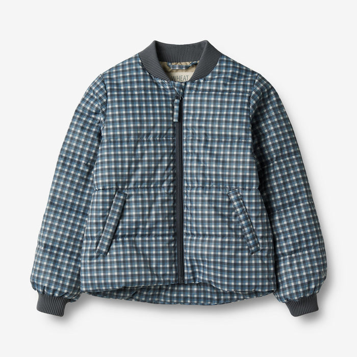 Wheat Outerwear Summer Puffer Jacket Malo Jacket 1306 blue check