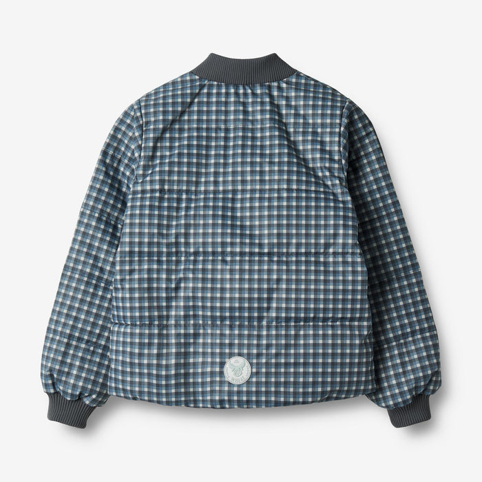 Wheat Outerwear Summer Puffer Jacket Malo Jacket 1306 blue check