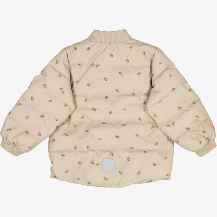 Wheat Outerwear Summer Puffer Jacket Malo | Baby Jacket 3058 gravel bumblebee