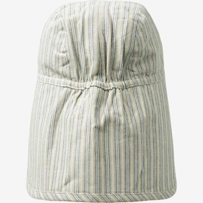 Wheat Main Sunhat Albert Accessory 4109 aquablue stripe