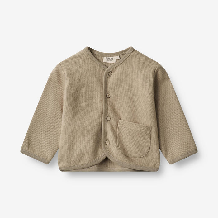 Wheat Main Sweat Cardigan Toto | Baby Sweatshirt 3239 beige stone