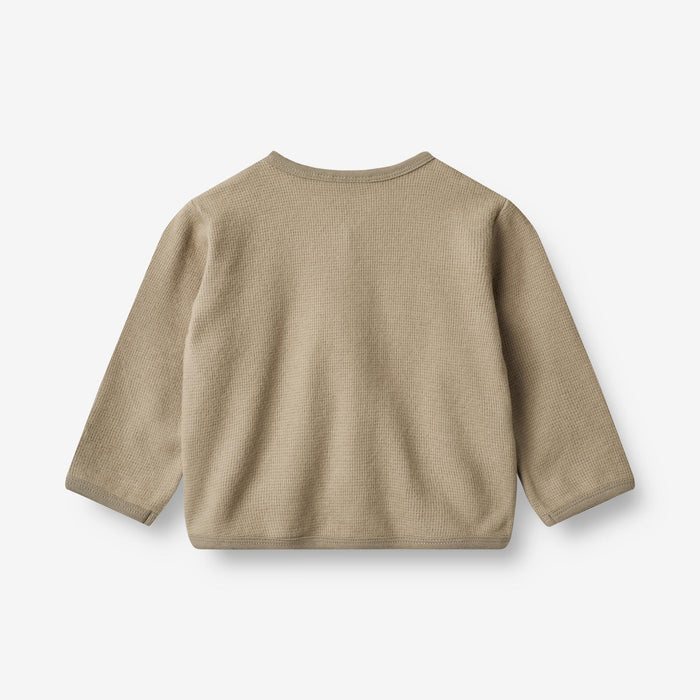 Wheat Main Sweat Cardigan Toto | Baby Sweatshirt 3239 beige stone