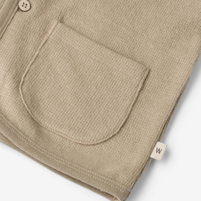 Wheat Main Sweat Cardigan Toto | Baby Sweatshirt 3239 beige stone