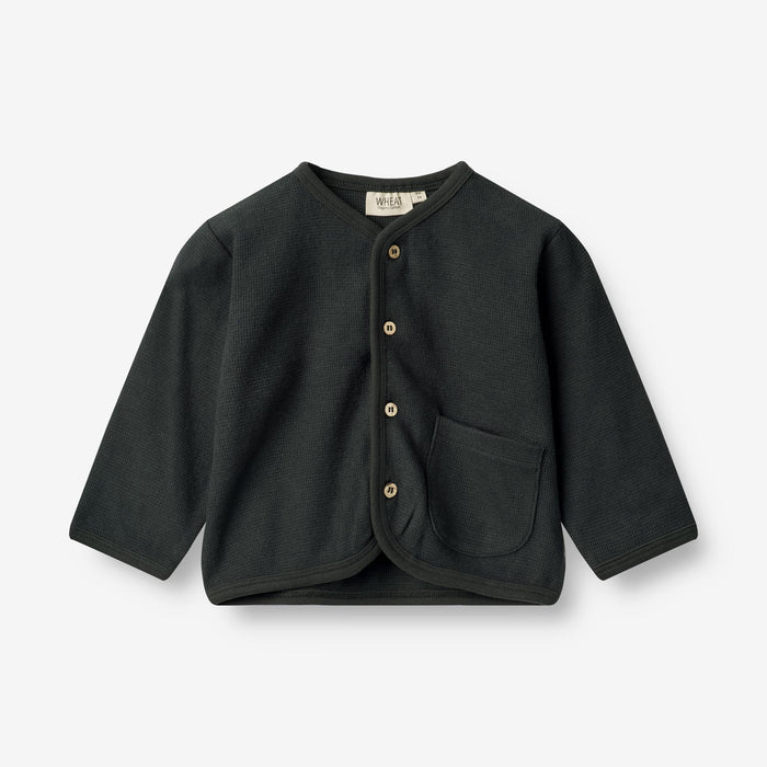 Wheat Main Sweat Cardigan Toto | Baby Sweatshirt 1432 navy