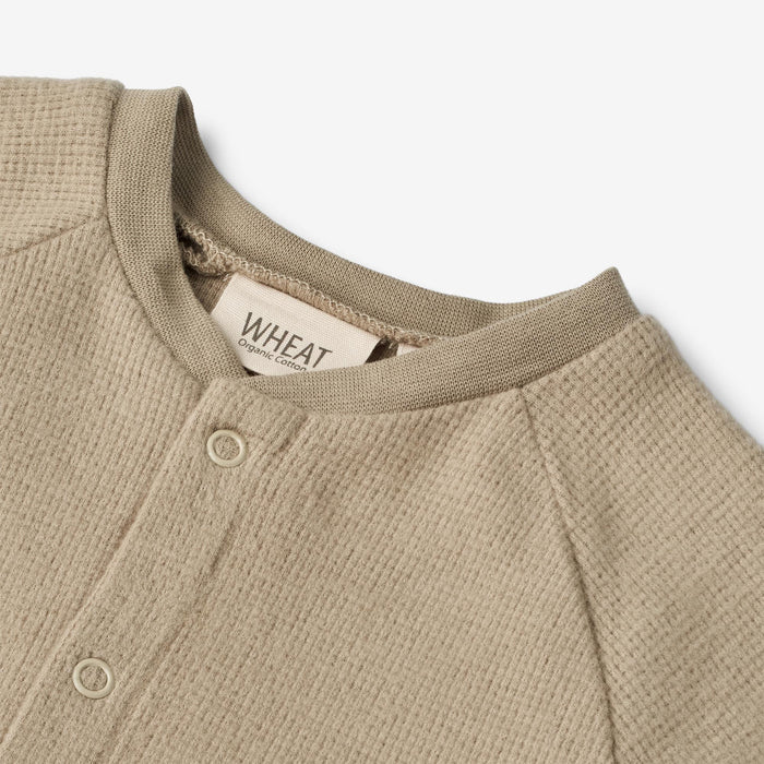 Wheat Main Sweat Jumpsuit Lou | Baby Jumpsuit 3239 beige stone