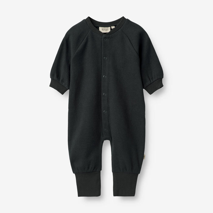 Wheat Main Sweat Jumpsuit Lou | Baby Jumpsuit 1432 navy