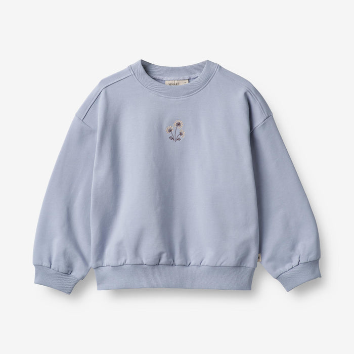 Wheat Main Sweatshirt Eliza Embroidery Sweatshirt 1497 ice purple