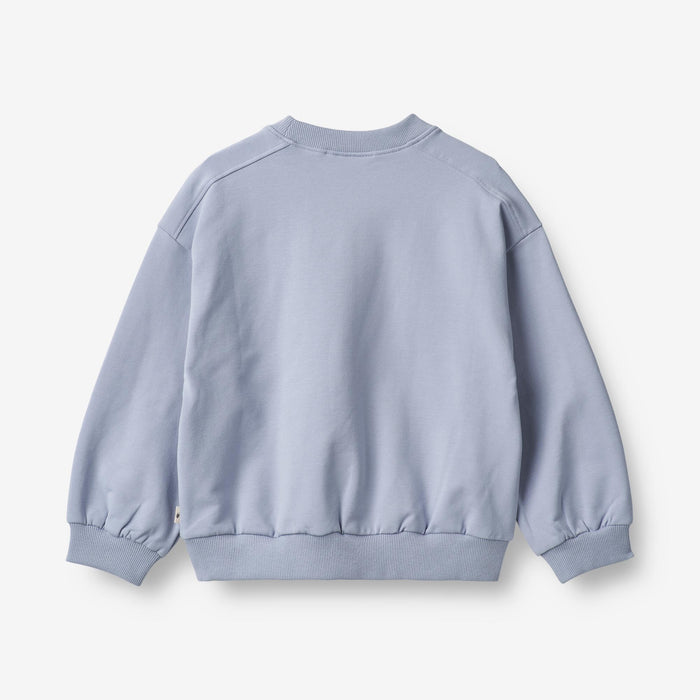 Wheat Main Sweatshirt Eliza Embroidery Sweatshirt 1497 ice purple