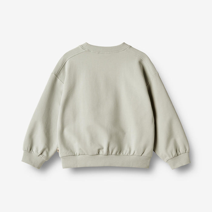 Wheat Main Sweatshirt Embroidery Eliza Sweatshirt 1475 sea mist