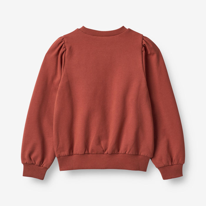 Wheat Main Sweatshirt Vega Embroidery Sweatshirt 2072 red