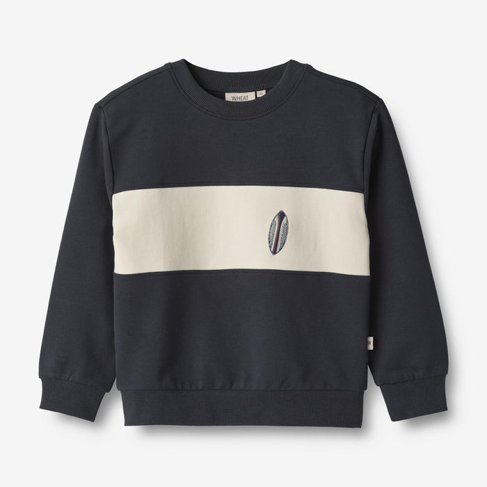 Wheat Main Sweatshirt Wilhelm Sweatshirt 1432 navy