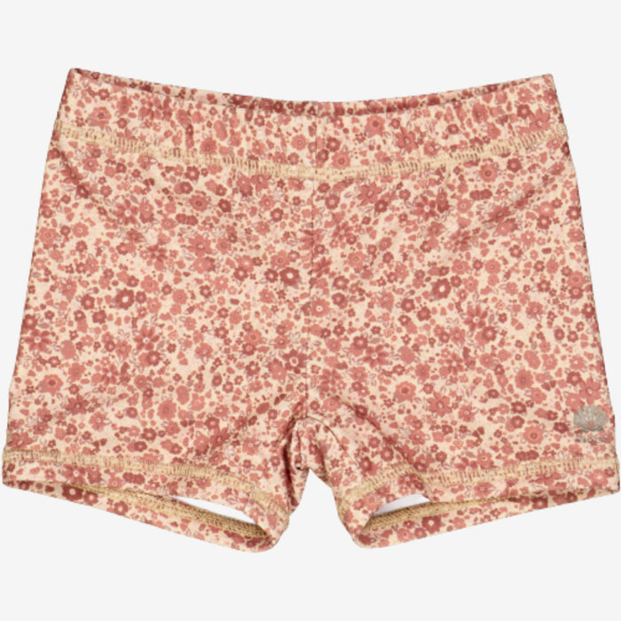 Wheat Main Swim Shorts Niki Swimwear 2073 red flower meadow