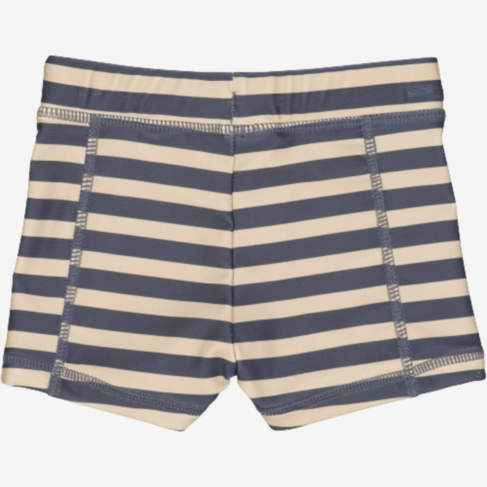 Wheat Main Swim Shorts Ulrik Swimwear 1073 ink stripe