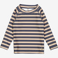 Wheat Main Swim T-Shirt Dilan | Baby Swimwear 1073 ink stripe
