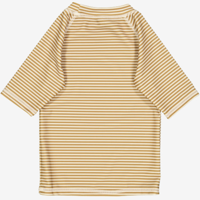 Wheat Main Swim T-Shirt Jackie SS Swimwear 5096 golden green stripe