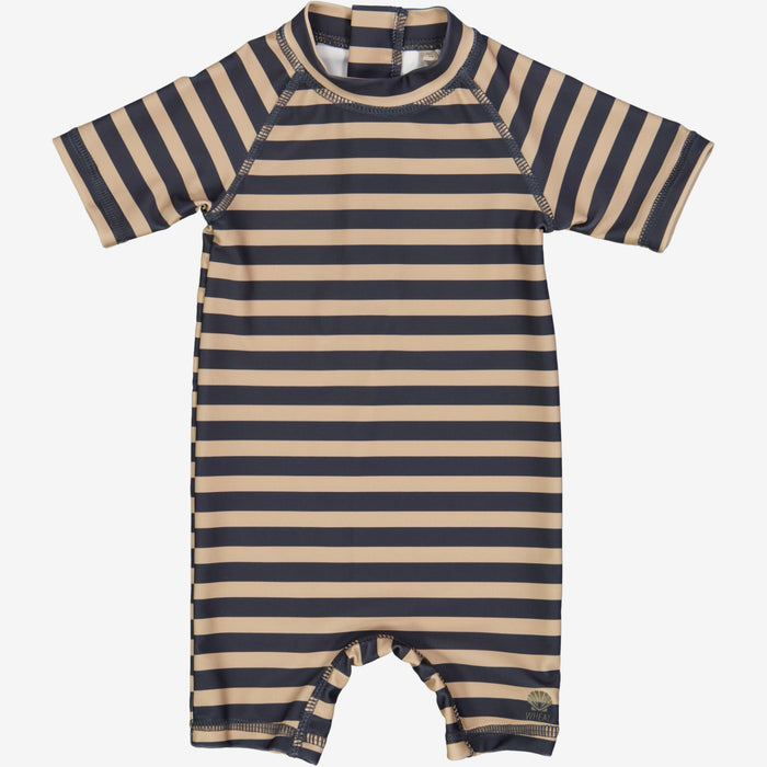 Wheat Main Swimsuit Cas | Baby Swimwear 1073 ink stripe
