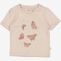 Wheat Main T-Shirt Butterflies | Baby Jersey Tops and T-Shirts 1356 pale lilac