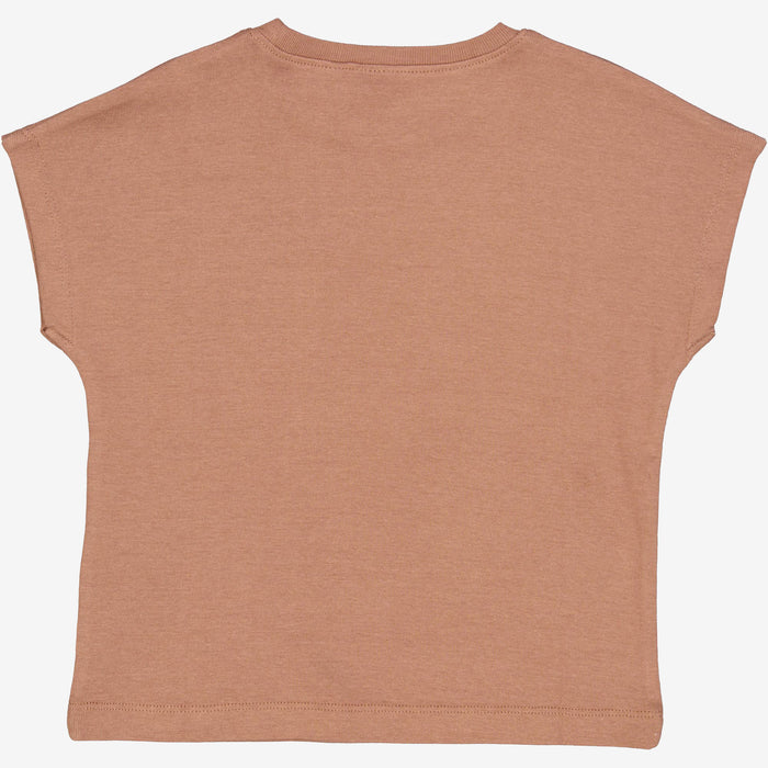 Wheat Main T-Shirt Ladybug Embroidery Jersey Tops and T-Shirts 2102 vintage rose