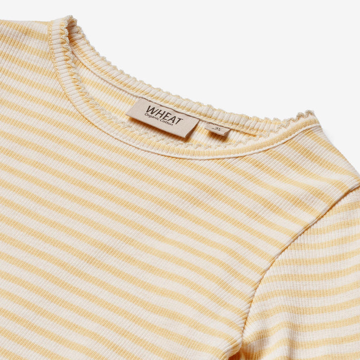 Wheat Main T-Shirt L/S Belis Jersey Tops and T-Shirts 5002 pale apricot stripe