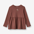 Wheat Main T-shirt Marcia Embroidery Jersey Tops and T-Shirts 2389 plum rose