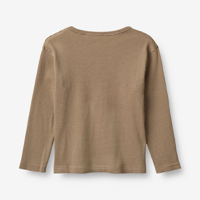 Wheat Main T-Shirt Morris Jersey Tops and T-Shirts 3238 beige rib stripe