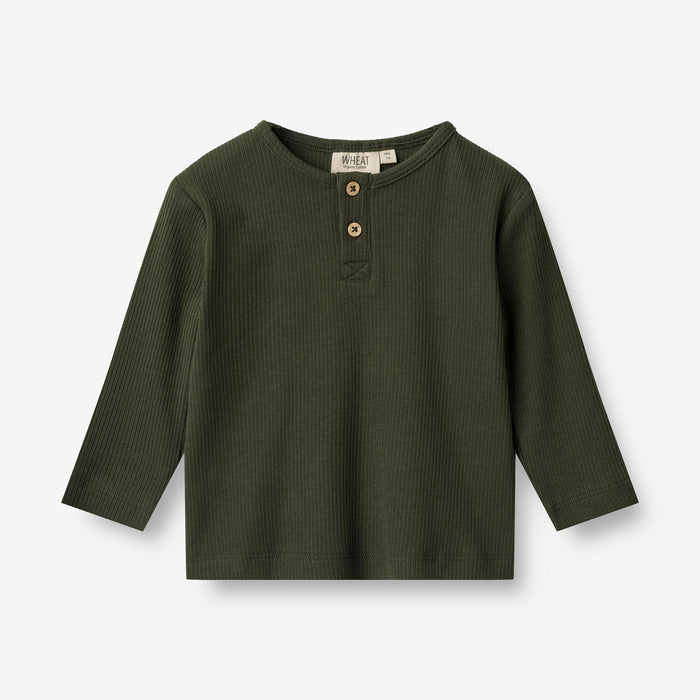 Wheat Main T-Shirt Morris | Baby Jersey Tops and T-Shirts 4097 deep forest