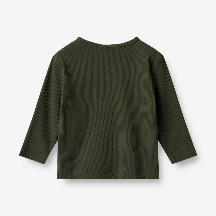 Wheat Main T-Shirt Morris | Baby Jersey Tops and T-Shirts 4097 deep forest