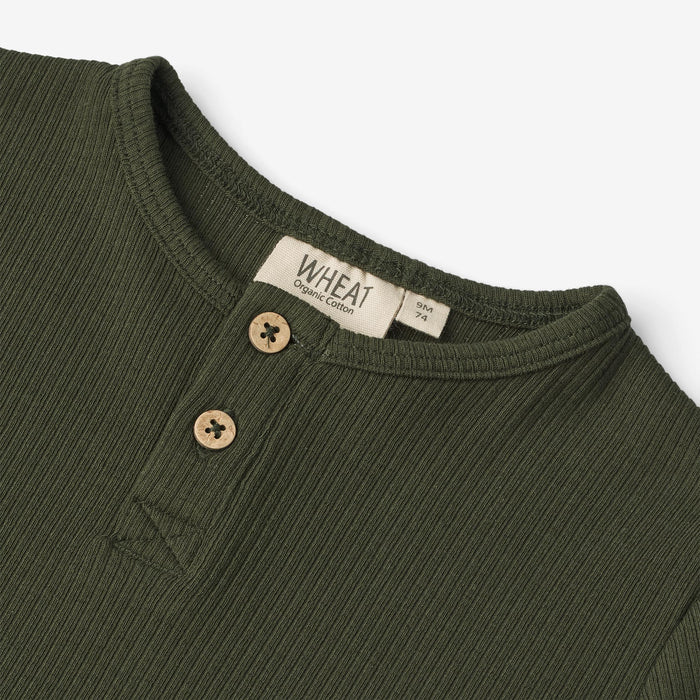 Wheat Main T-Shirt Morris | Baby Jersey Tops and T-Shirts 4097 deep forest