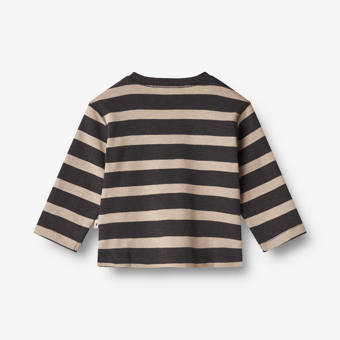 Wheat Main T-Shirt Nohr | Baby Jersey Tops and T-Shirts 9209 dark stripe