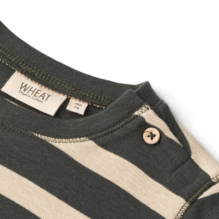 Wheat Main T-Shirt Nohr | Baby Jersey Tops and T-Shirts 9209 dark stripe