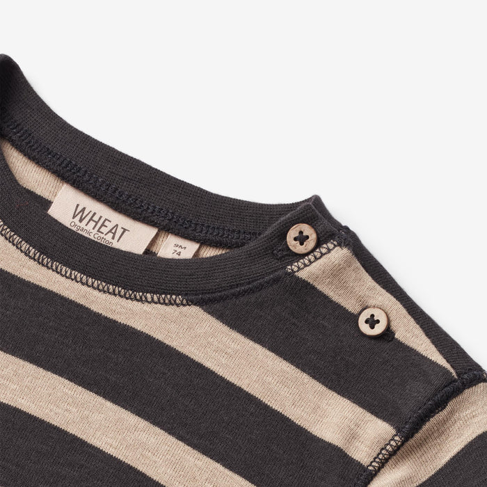 Wheat Main T-Shirt Nohr | Baby Jersey Tops and T-Shirts 9209 dark stripe